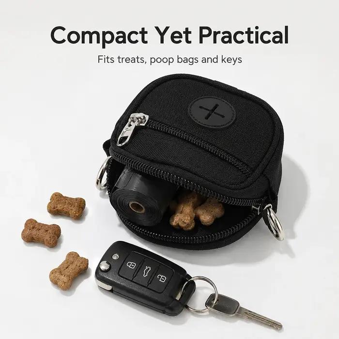 Pochette portable pour friandises pour chien en tissu Oxford
