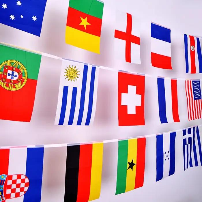 Drapeaux du monde entier peints à la bombe pour Pologne Allemagne et autres pays support photo studio fonds de décoration occaions spéciales
