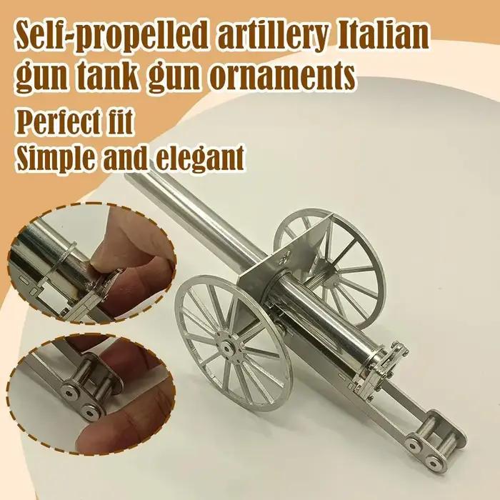 Ornement de corps de canon d'artillerie de pétard, modèle militaire, Arsenal de guerre civile, canon italien, ornement de jouet