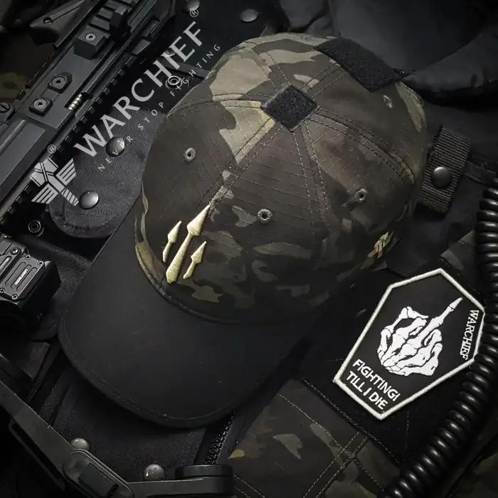 Casquette tactique camouflage Multicam Black - Chapeau de chasse sportif pour randonnée et activités outdoor