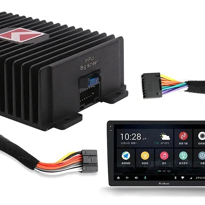 Amplificateur DSP de voiture Hi-Fi Booster Audio processeurs de son numériques 4*80W pour haut-parle