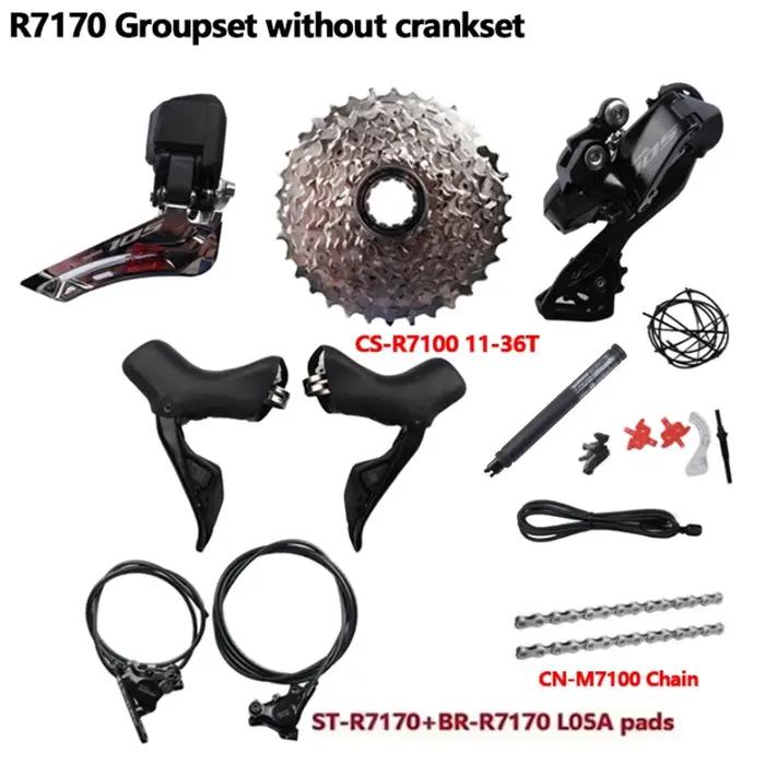 Dérailleur arrière Shimano Di2 R7170 avec système électronique pour vélos de route 24 vitesses alliage robuste occasions sportives et loisirs