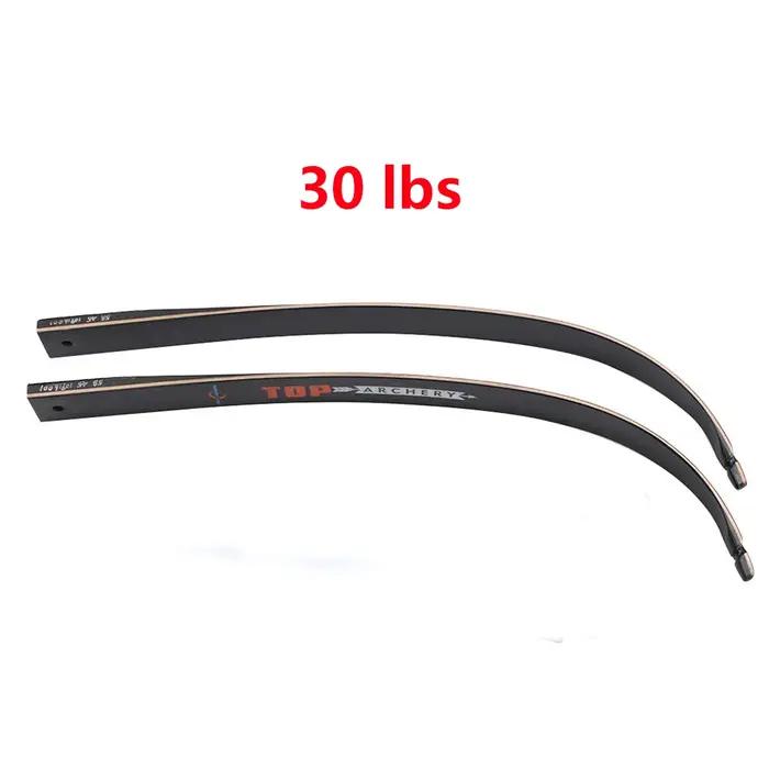 1 paire de membres d'arc recourbé de tir à l'arc 56 pouces 30-50lbs arc gauche/droite pour les Sport