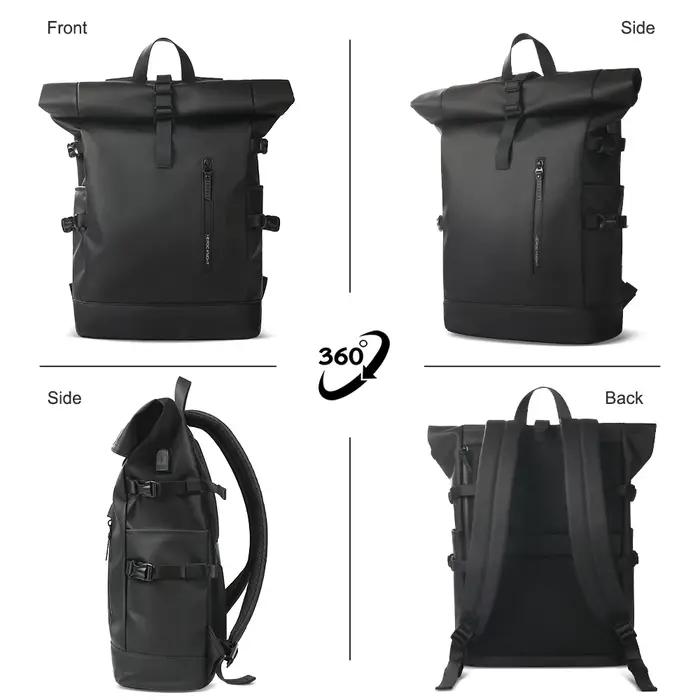 HK sac à dos de voyage extensible hommes grande capacité étanche 15.6 "sac pour ordinateur portable
