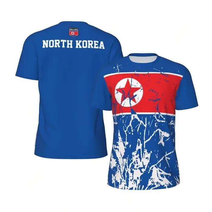 T-shirt de sport 3D imprimé, design unique, emblème national, polyester robuste, mode décontractée, homme et femme, occasions spéciales et quotidiennes
