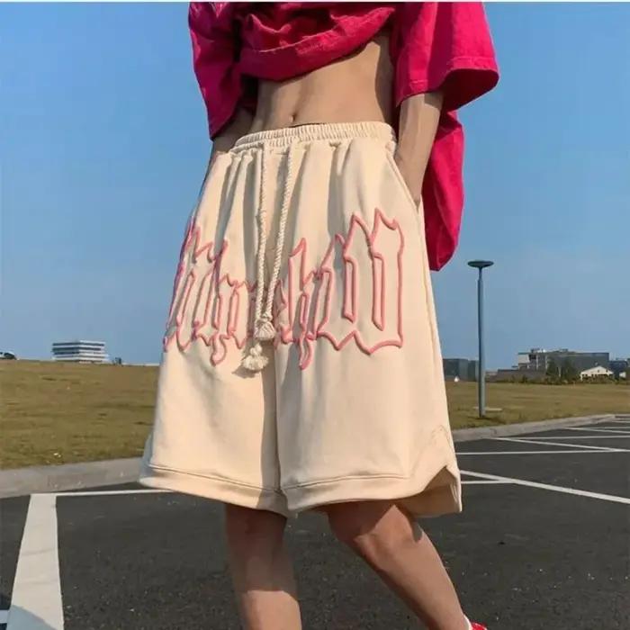 Shorts de sport décontractés Y2K pour femmes et hommes