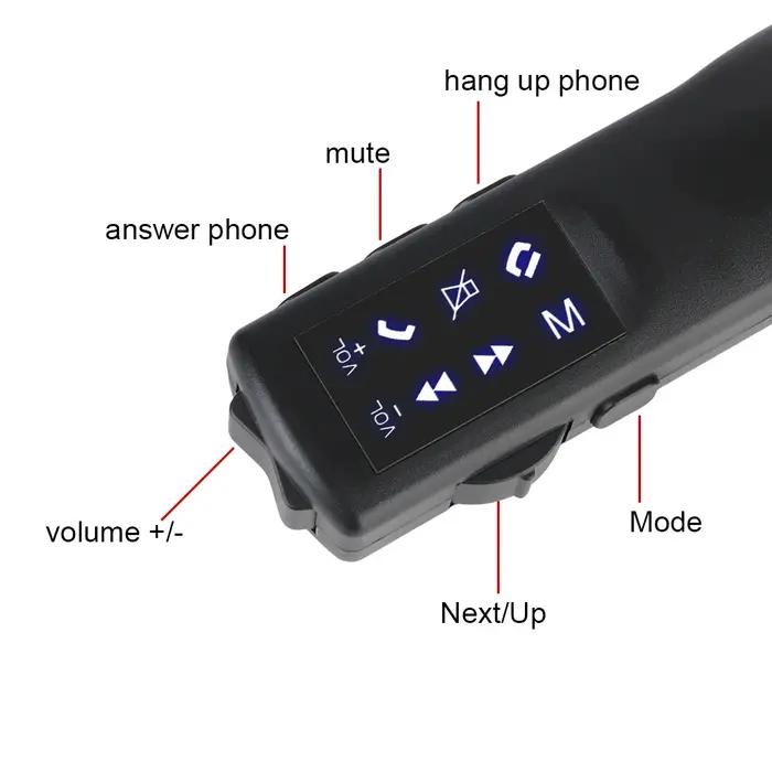 Boutons de volant de voiture avec télécommande, 8 touches, 12V, contrôle sans fil pour musique, télé