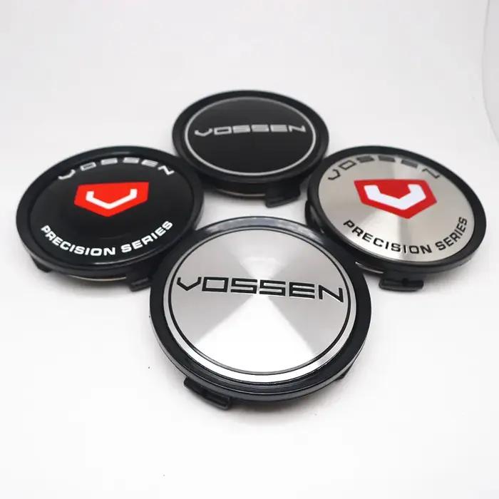 4 pièces 75mm 70mm Vossen capuchons de moyeu central de roue enjoliveurs jantes de voiture insigne d