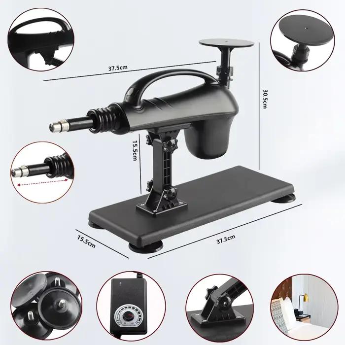 Machine sexuelle automatique avec gros gode pour femmes, Machine d'amour, pistolet de pompage de Mas