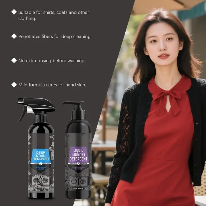 Détergent à lessive détachant doux pour vêtements