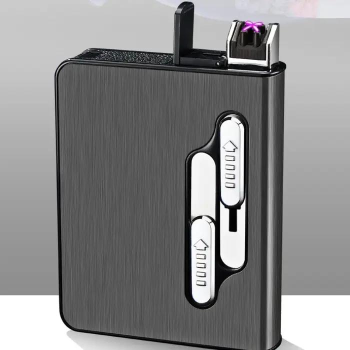 10 pièces 20 Cigarettes de grande capacité USB étui