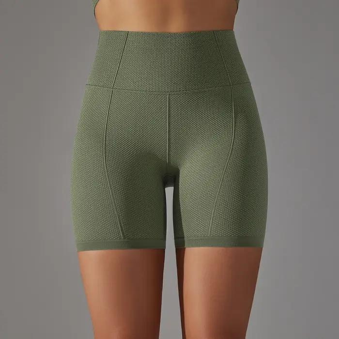 Short de sport pour femmes, short de Yoga, sans couture, pour course à pied, cyclisme, Leggings de s