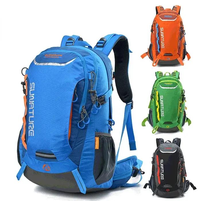 Sac à dos SUNRUNNER 40L pour randonnée, escalade, alpinisme, pêche et vélo occasions spéciales robuste imperméable nylon