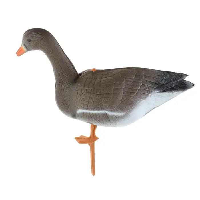 Leurre 3D réaliste en mousse pour chasse à l'oie - Épouvantail plastique pour contrôle des oiseaux d'eau