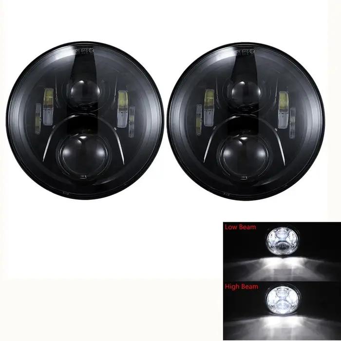Phares LED de 7 pouces pour Suzuki Samurai SJ410 et Lada Niva 4X4 avec fonctionnalités DRL Hi Lo et montage facile pour conducteurs aventureux et passionnés de style unique