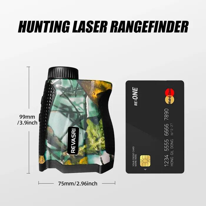 REVASRI télémètre Laser de chasse 1000 Yards avec batterie Rechargeable télémètre de chasse monocula