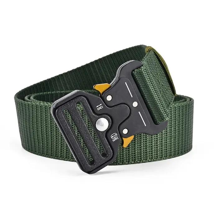 1 Pcs Alpinisme En Plein Air Multifonctionnel Tactique Nylon Toile Tissé Pantalon Ceinture