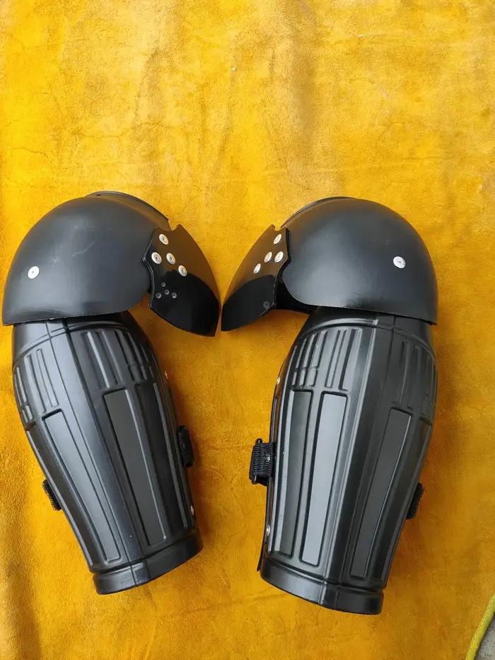 Armure HEMA armure d'épaule à renfort auxiliaire, protection des bras, protection des jambes, équipement de protection des genoux