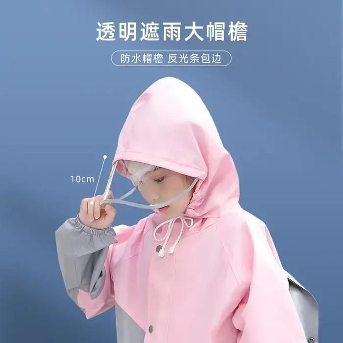 Enfants imperméable costume âge 6-16 ans garçon fille enfants vêtements de pluie enfants manteau de pluie veste imperméable Poncho en plein air randonnée équipement de pluie