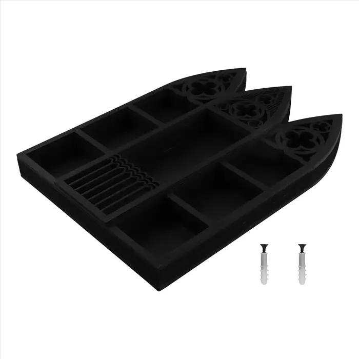 Étagère de rangement en bois pour huiles essentielles, présentoir, maison, chambre, salon, T1