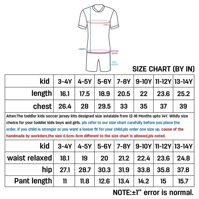Ensembles de Maillot de Football Personnalisés pour Filles et Garçons Occasions Spéciales Uniformes Équipe de Football Survêtements pour Enfants Prénom et Numéro Impression Sublimation 3D