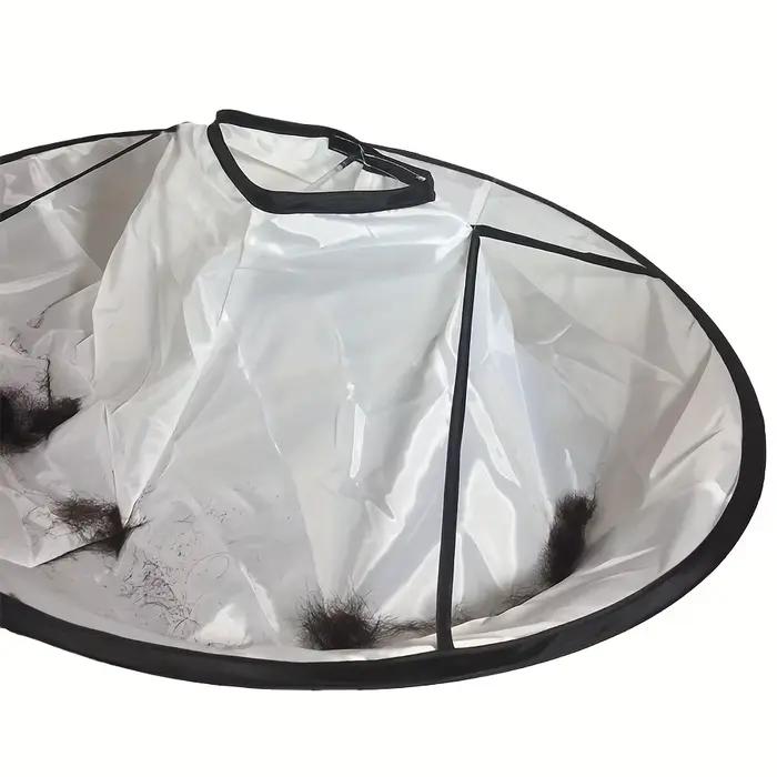 Cape de coiffure professionnelle antiadhésive col réglable polyester pour stylistes et coiffures élégantes occassions spéciales