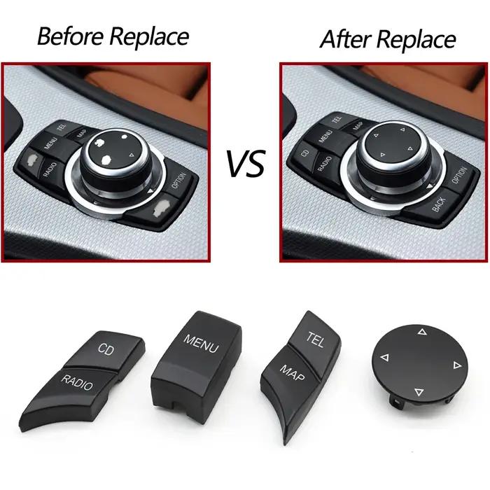 Bouton de commande multimédia CIC IDrive pour voiture, boutons de Menu, pour BMW X1 X5 X6 1 3 5 séri