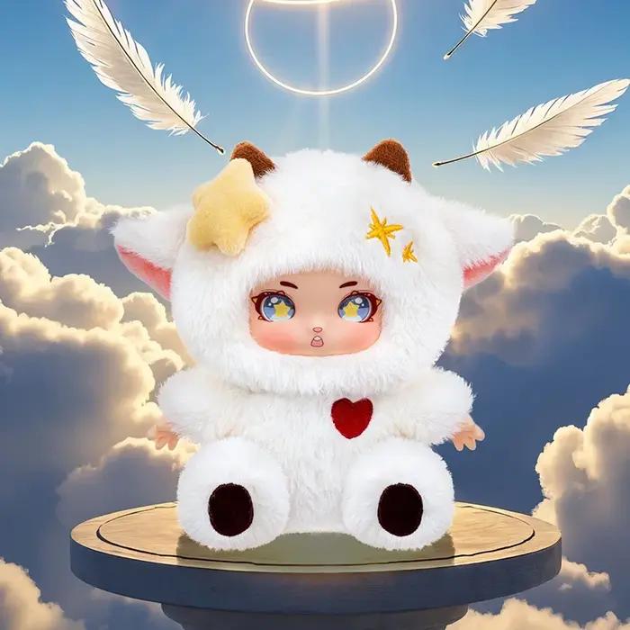 Mignon loup-garou tueur jeu vinyle visage jouets en peluche poupées colorées populaire peluche jouet enfant cadeaux créatifs sac suspendu prophète, W