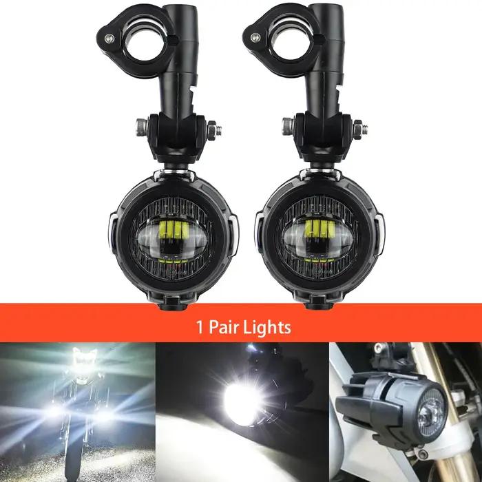 Feux auxiliaires LED antibrouillard pour moto universelle R1200GS F800GS K1600