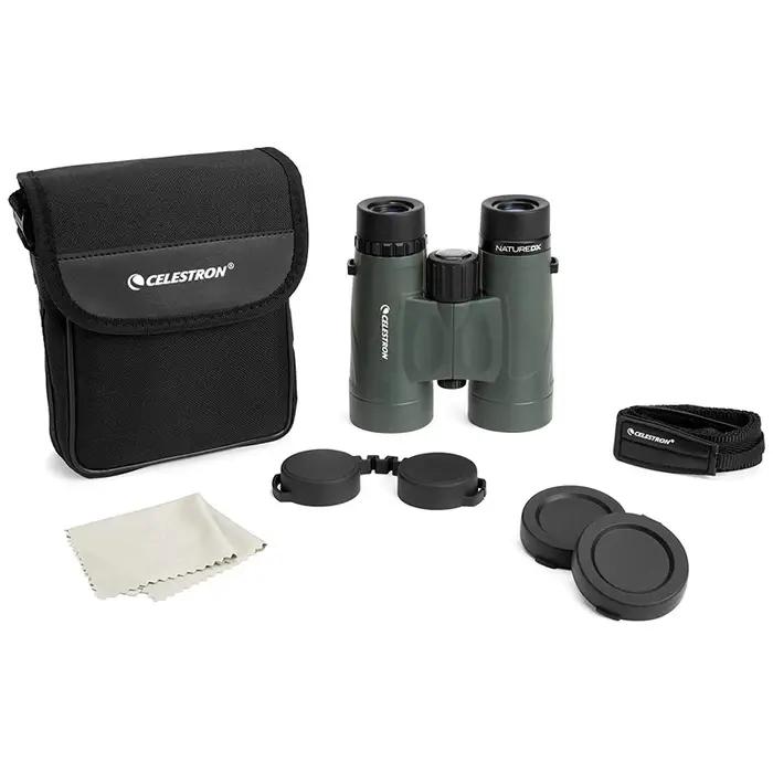 Jumelles Celestron Nature DX 10x42 vertes - Prismes BAK-4 pour observation