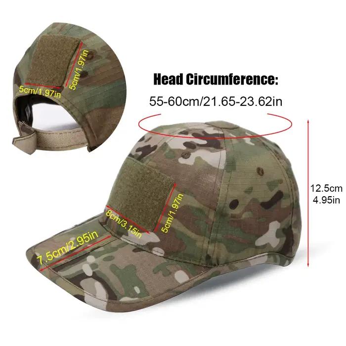 Casquette baseball camouflage pliable nouvelle génération - Protection solaire chasse pêche randonnée