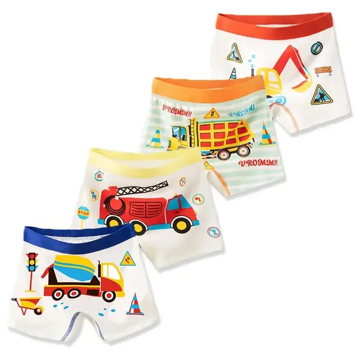 Lot de boxers en coton pour garçons