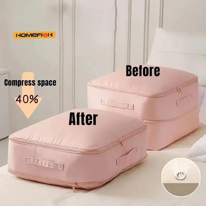Sac de rangement auto-compresseur robuste