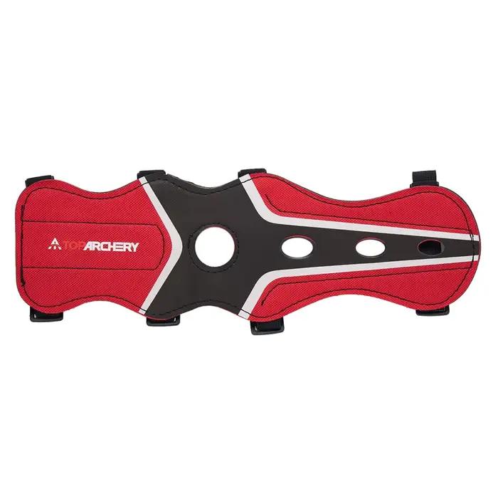 Toparchery – protège-bras de tir à l'arc, protection réglable, accessoire à 4 sangles, léger, cible