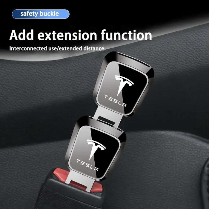Accessoires de rallonge de ceinture de sécurité pour Tesla Model 3 Y S X Cybertruck, accessoires intérieurs de voiture.