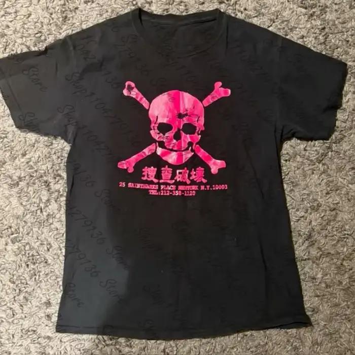 T-shirt Femme Vintage Y2K Années 2000 Anime Mignon Décontracté Imprimé Emo Streetwear Gothique Harajuku Esthétique Graph