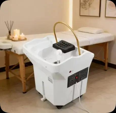 Appareil de spa pour la tête Gagprecious, bassin à shampoing portable, bassin à shampoing portable pour cheveux