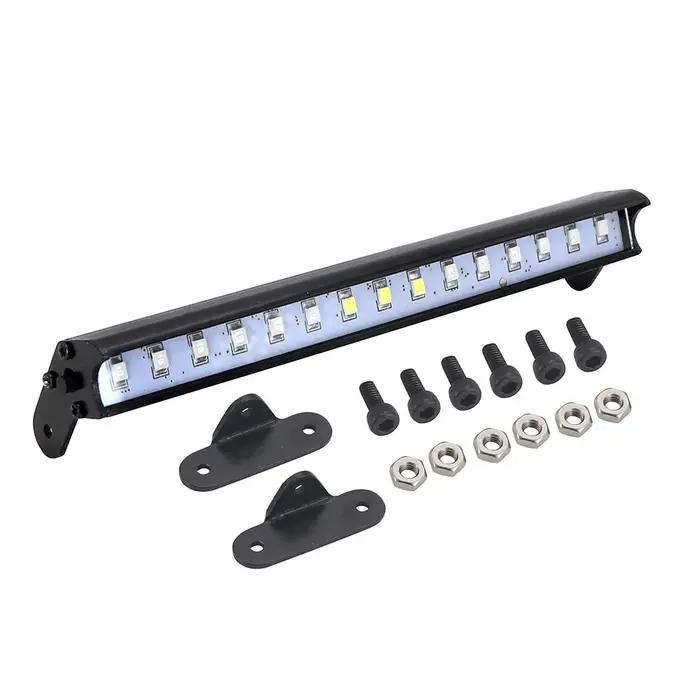 Barre lumineuse Led pour toit de voiture Rc, projecteur 53-149mm pour 1/10 Trxxas Trx4 Defender Trx6