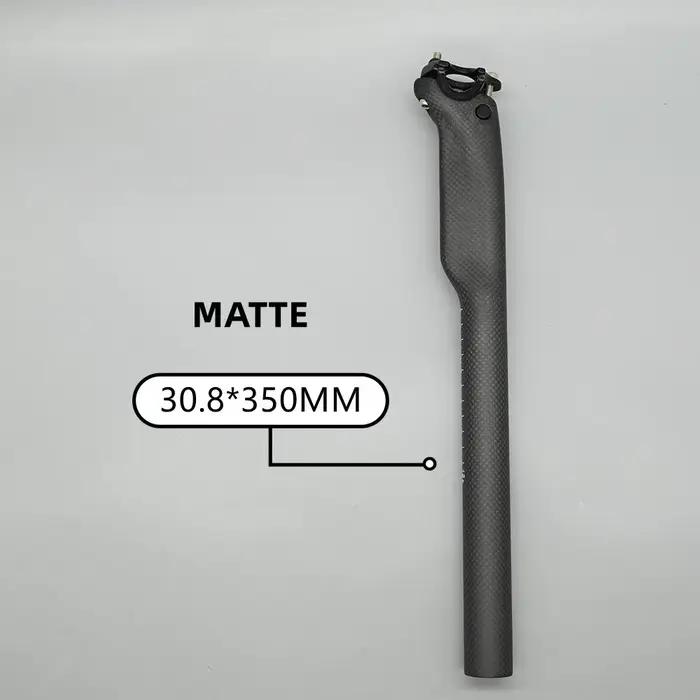 Tige de selle entièrement mate en Fiber de carbone 3K