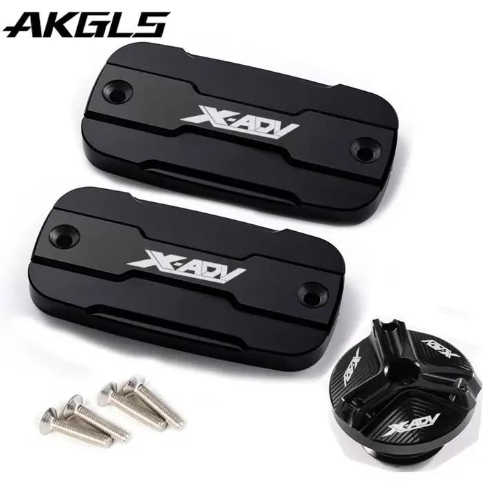 Bouchon de réservoir de liquide de frein avant de moto + bouchon de Port de remplissage, accessoires