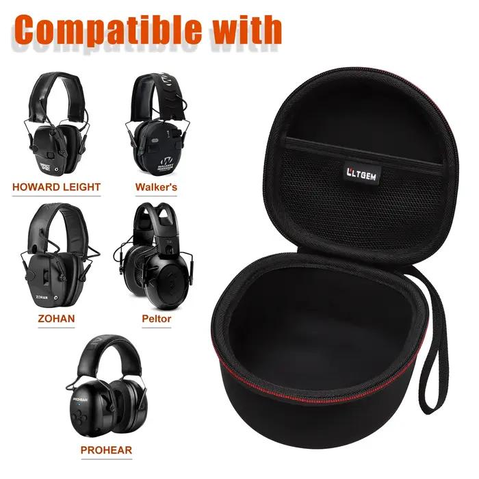 Sac de transport pour cache-oreilles électroniques Apollo en plastique gris foncé pour sauveteurs et professionnels audio occasions spéciales