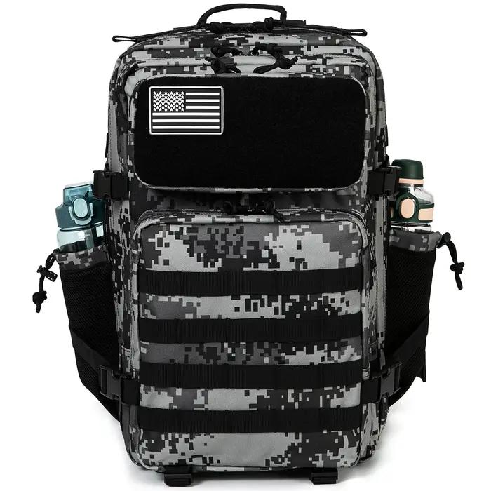 45L sac à dos tactique sac de survie chasse MOLLE sac à dos GYM pour hommes EDC randonnée en plein a