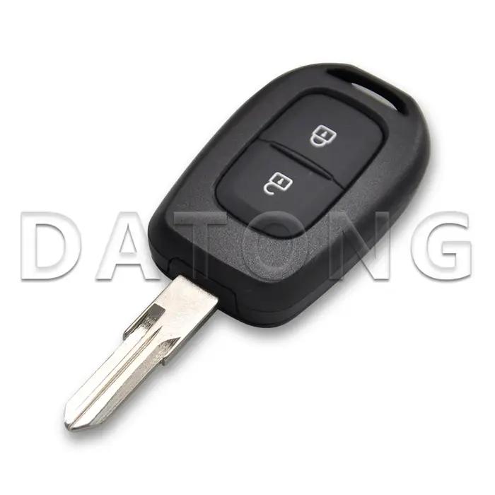 Datong World – clé télécommande de voiture à 2 boutons, 4A, 433MHz, avec lame VAC102, pour Renault S