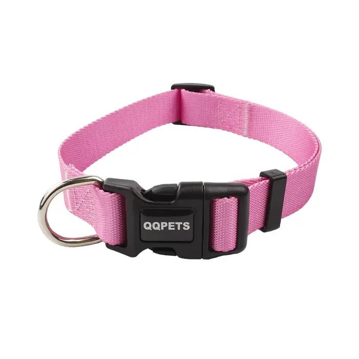Collier et laisse réglables en nylon pour chien et chat, adaptés aux petits et grands chiens, bouled