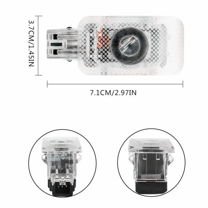 Projecteur de porte LED pour voiture, lampe d'ombre fantôme, accessoire d'éclairage, Volvo XC90, 202