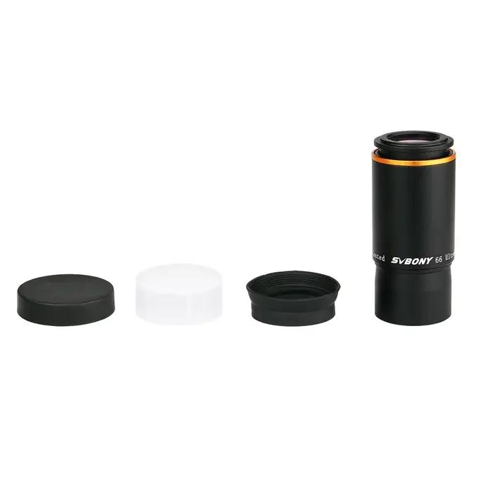 Kit d'oculaires pour télescope SVBONY 1,25" 6/9/15/20 mm 66 ° Ensemble d'oculaires FMC ultra grand