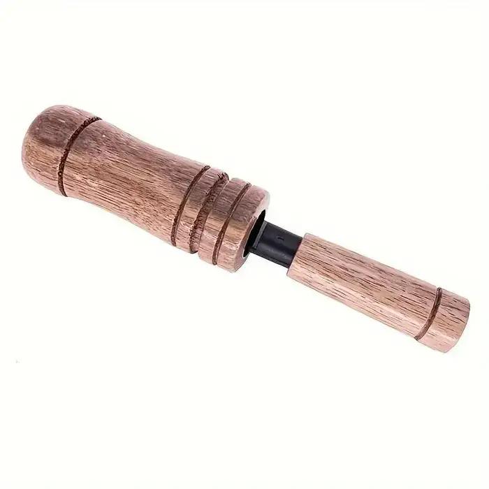 Sifflet d'appel au canard en bois ou plastique acrylique pour chasse en plein air attirant les canards et les corbeaux pour chasseurs expérimentés et débutants