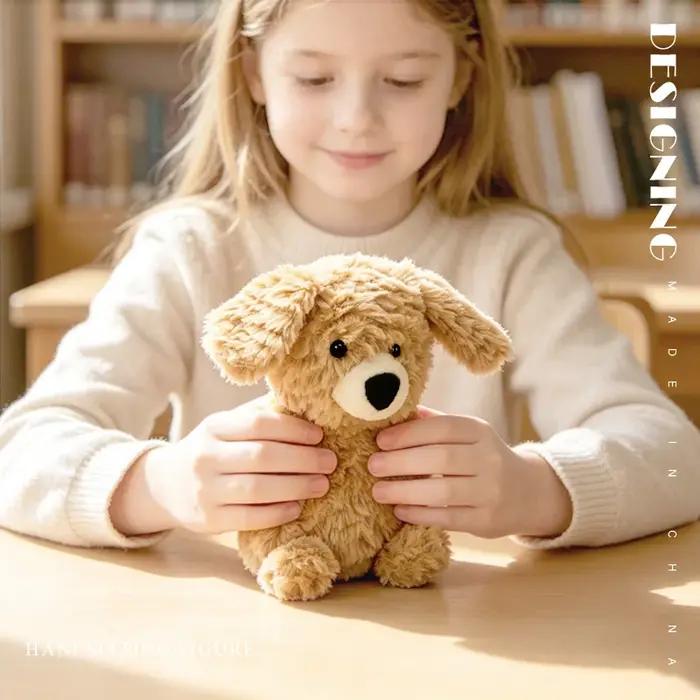 Jouets en peluche chien, canard, animaux moelleux, poupées en peluche, jouets de décoration pour la maison, jouets d'accompagnement pour enfants, jouets pour le sommeil, Kawaii, cadeaux d'anniversaire