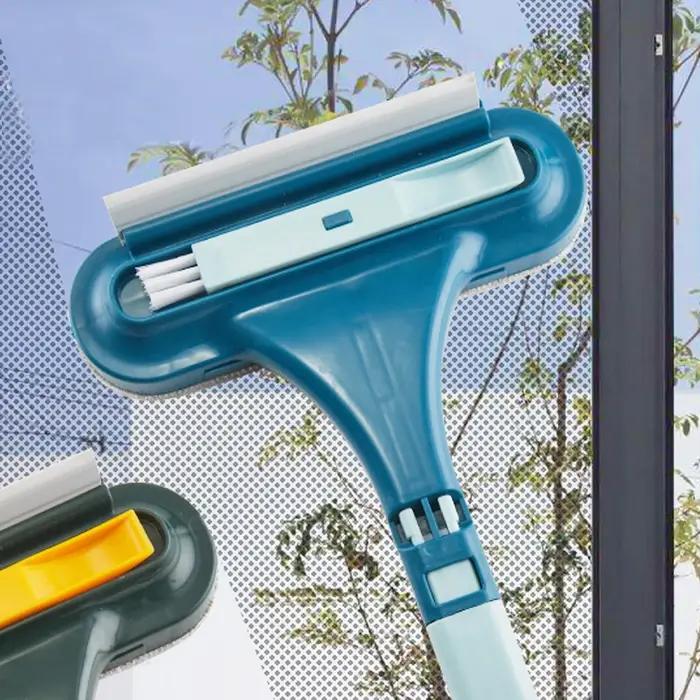 Brosse de nettoyage de pare-brise multifonctionnelle double face pour vitres en verre et nettoyage de surfaces intérieures occassions spéciales