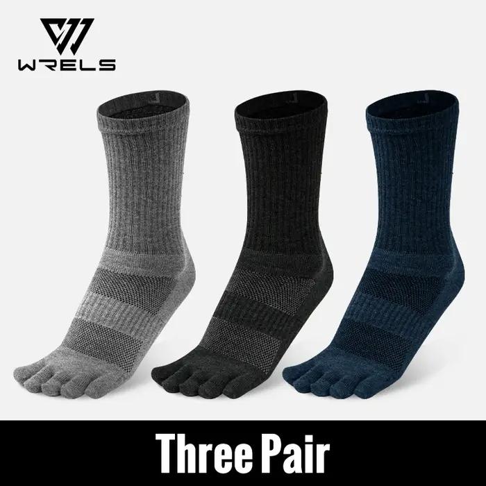 Chaussettes cinq doigts WRELS coton running trail